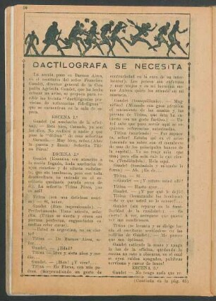 Dactilógrafa se necesita