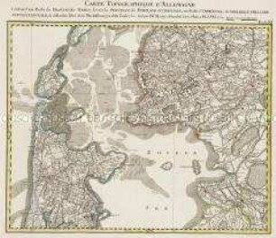 Grand Atlas . Bl. 11 (Holland, Westfriesland): Contenant une Partie des Provinces Unies, savoir la Province de Friesland Occidentale, une Partie d'Over Yssel, de Gueldre, d'Hollande Septentrionale, de differentes Isles de la Meer d'Allemagne, et du Zuider See.