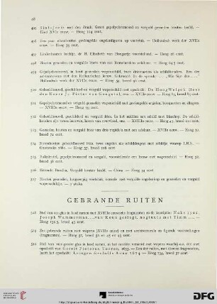 Gebrande ruiten (Nr. 508-518)