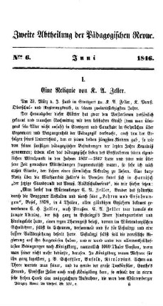 Eine Reliquie von K. A. Zeller