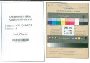 Entnazifizierung Werner Holl , geb. 23.07.1903 (Forstmeister)