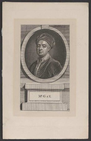 Porträt John Gay (1685-1732)
