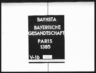 Die Dienstleistung von bayerischen Staatsangehörigen bei den fremden Gesandtschaften in München