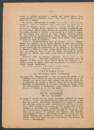 Acto segundo - En el cabaret"