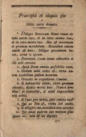 Praecepta et poemata pia