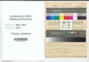 Entnazifizierung Gottfried Thissen, geb. 25.02.1893 (Textilkaufmann)