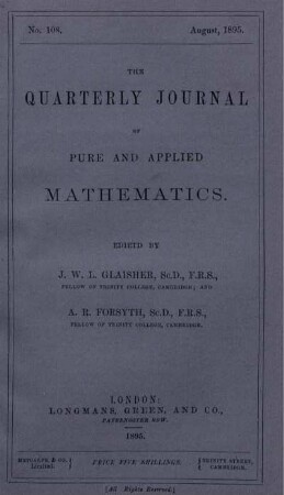 No. 108. August, 1895.