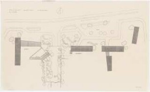 Friedhofserweiterung Manfort, Leverkusen: Lageplan Eingangsbereich 1:250