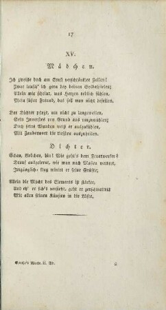 Mädchen und Dichter