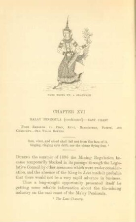 Chapter XVI. Malay peninsula (continued) - East coast. From Bangkok to Pran, Kuwi ...