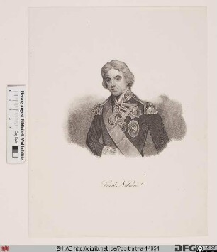 Bildnis Horatio Nelson, 1801 1. Viscount N.