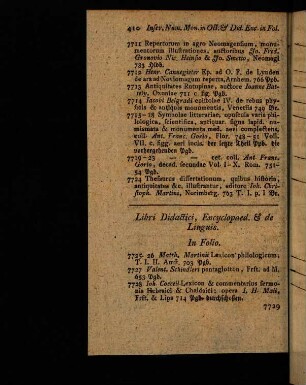 410-423, Libri Didactici, Encyclopaed. & de Linguis.