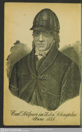 Carl Stülpner im 74sten Lebensjahre Anno 1735