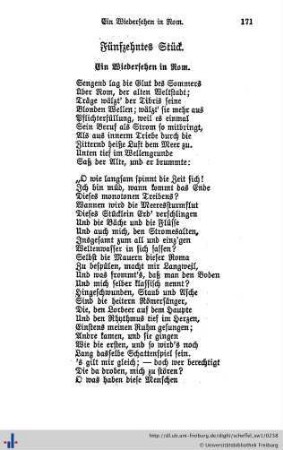 Fünfzehntes Stück. Ein Wiedersehen in Rom.