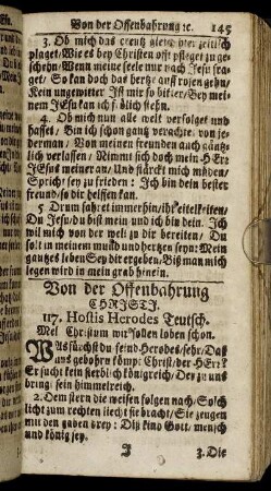 Von der Offenbahrung Christi.