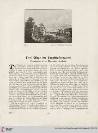 29: Drei Wege der Landschaftsmalerei : Betrachtungen in der Mannheimer Kunsthalle