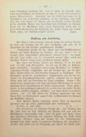Nachtrag zum Kniebistag