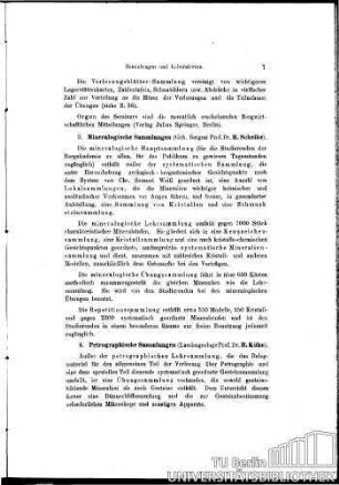 4. Petrographische Sammlungen