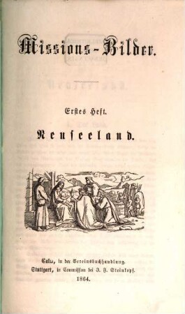 Missions-Bilder. 1. 1864