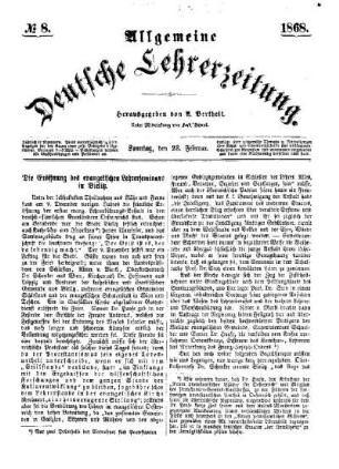 Die Eröffnung des evangelischen Lehrerseminars in Bielitz