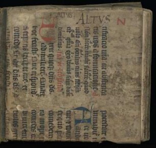 Opus musicum. Altus : Autograph. Vier Stimmbücher