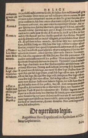 De operibus legis.