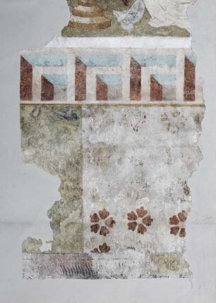 Szenen aus dem Marienleben und Leben Jesu Christi — Ornamentales Bildfragment