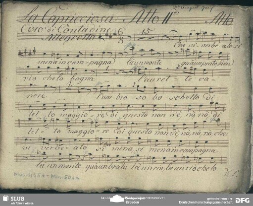 Coro: A (incpl)