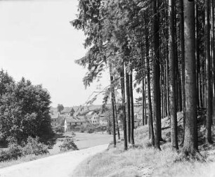 Ortsansicht : Mühltal, Blick nach Weissenborn