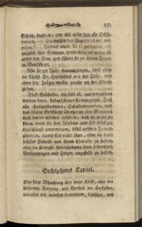 Sechszehntes Capitel.