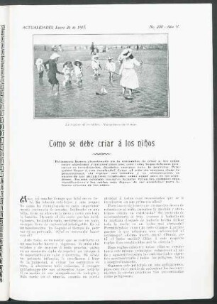 Como se debe criar á los niños
