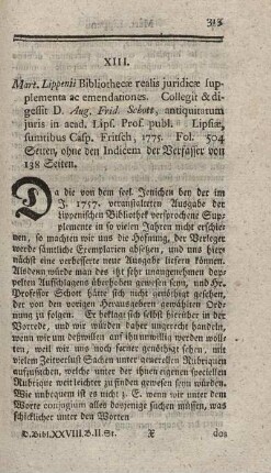 Bibliotheca realis iuridica. Suppl.I.
