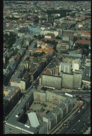 Berlin, Volksbühne : Blick vom Fernsehturm