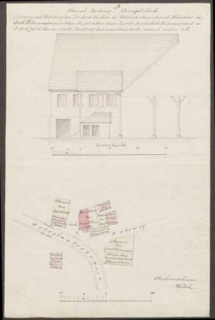 Pfitzenmaier, Johann Jakob Erneuerung der Außenwand am Wohnhaus