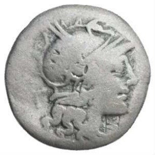 Fundmünze, Denar (ANT), 150 v. Chr.