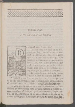 Capítulo LXXX - Otro drama en la sierra