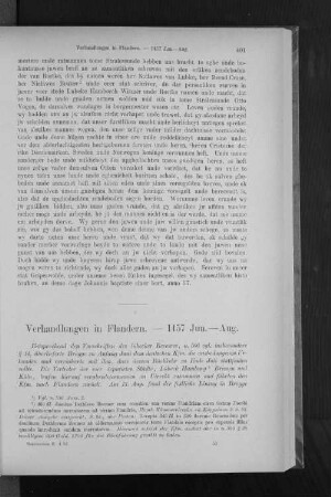 Verhandlungen in Flandern. - 1457 Jun. - Aug.