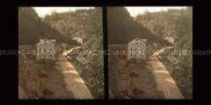 Landschaft und Hotel bei Edle Krone