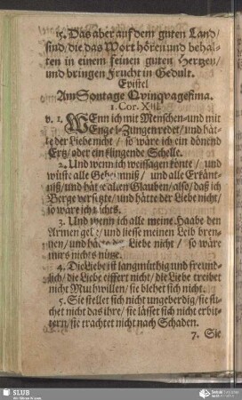 [Am Sontage Quinquagesima]