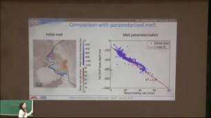 Ice-ocean interactions: coupling and parameterization