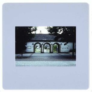 Berlin, Krematorium Wedding : Eingangstor