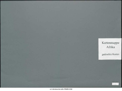 Nordostafrika, südlich von Chartum, ganz und größere Teile : 1843-1863 : Kartensammlung