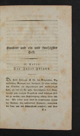 Hundert und ein und funfzigster Heft.