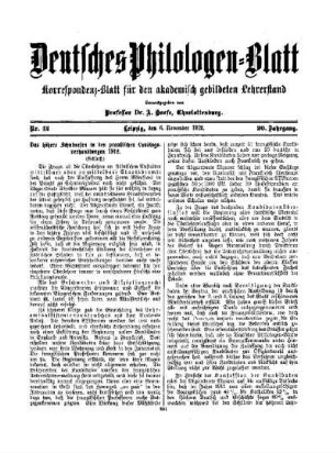 Das höhere Schulwesen in den preußischen Landtagsverhandlungen 1912 : (Schluß)