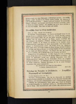 Die russische Front bei Stryj durchbrochen.