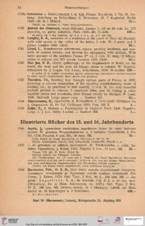 Illustrierte Bücher des 15. und 16. Jahrhunderts (Nr. 1546-1562)