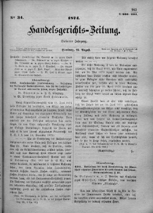 No. 34. 21. August 1874