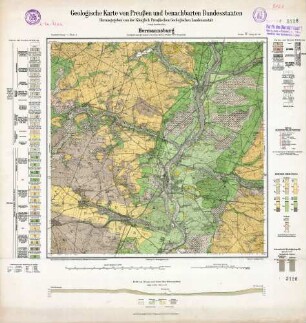 Geologische Karte von Preußen und benachbarten Bundesstaaten, [3126] Hermannsburg