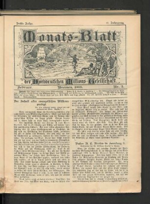 Februar. Bremen, 1905. Nr. 2.