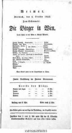 Die Bürger in Wien
